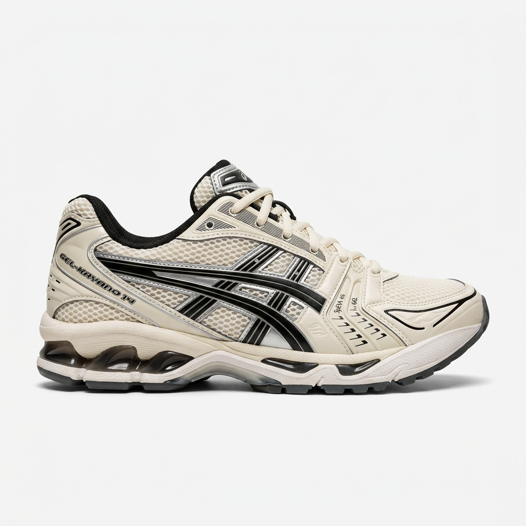 ASICS Gel-Kayano 14 — Cream / Black